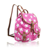 Stars Retro Rucksack - Pink image