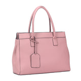 Layla Structured Bag with Luggage Tag  - Pink image