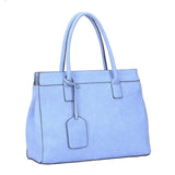 Layla Structured Bag with Luggage Tag  - Blue image