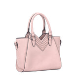 Tallulah V-Cut Angular Handbag - Pink image