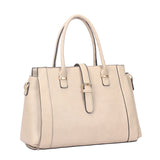Kylie Buckle Strap Handbag - Beige image
