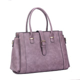 Kylie Buckle Strap Handbag - Purple image