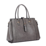 Kylie Buckle Strap Handbag - Grey image