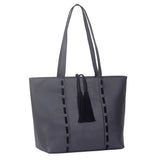Elsa Tassel Shopper Bag - Black image