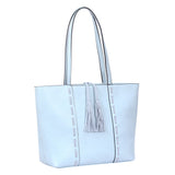 Elsa Tassel Shopper Bag - Light Blue image