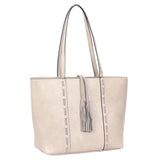 Elsa Tassel Shopper Bag - Cream image