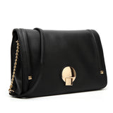 Trinity Lock Cross Body Bag - Black image