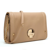 Trinity Lock Cross Body Bag - Beige image