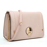 Trinity Lock Cross Body Bag - Nude image
