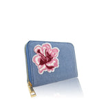 Bryony Flower Purse - Light Blue image