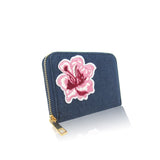 Bryony Flower Purse - Dark Blue image