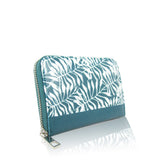 Karen Leaf Pattern Purse - D.Green image
