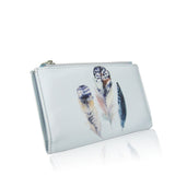 Jaida Feather Purse - L. Blue image