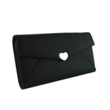 Tessie love heart trim purse - Black image