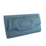 Zandra zip front purse - Blue image