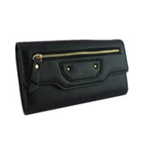 Zandra zip front purse - Black image