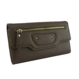 Zandra zip front purse - Taupe image