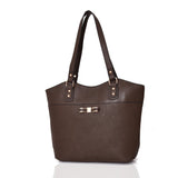 Solange bow shopper bag - BROWN image