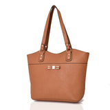 Solange bow shopper bag - TAN image