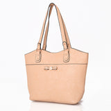 Solange bow shopper bag - BEIGE image