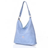 Zelah rose embossed bag - LT BLUE image