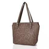 Addie chop out tote - KHAKI image