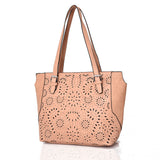 Addie chop out tote - BEIGE image