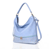 Adette Stud Slouchy shopper - LT BLUE image