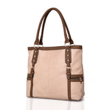 Alaska tote with buckle detail - BEIGE image