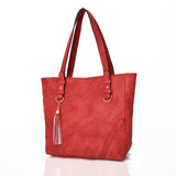 Bronx tassel shopper bag - RED image