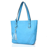 Bronx tassel shopper bag - BLUE image