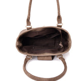 Brooklyn contrast tote - BLACK image