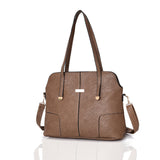 Renita centre seam tote bag - KHAKI image