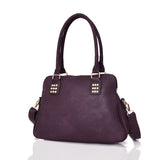 Rhetta studded strap detail tote bag - PURPLE image