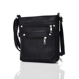Patty zip stud crossbody - BLACK image
