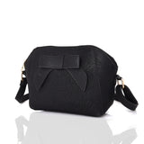 Lucie bow cross body bag - BLACK image