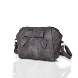 Lucie bow cross body bag - DK GREY image