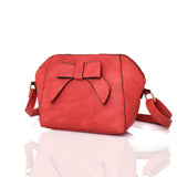 Lucie bow cross body bag - RED image