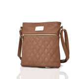 Maggie quilted cross body bag - KHAKI image