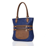 Evangeline strap detail shopper bag - BLUE image