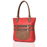 Evangeline strap detail shopper bag - RED image