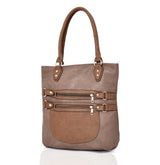Evangeline strap detail shopper bag - KHAKI image