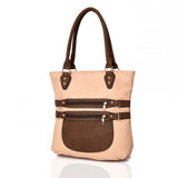 Evangeline strap detail shopper bag - BEIGE image
