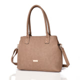 Blair croc shopper - KHAKI image