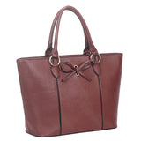 Aloisia bow tote bag - Burgundy image