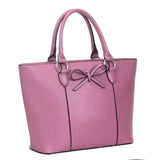 Aloisia bow tote bag - Dusty Pink image