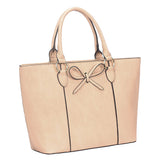 Aloisia bow tote bag - Beige image