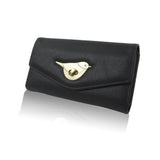 Bird Clasp Purse - Black image