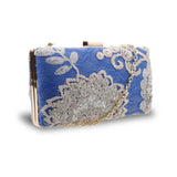 Katherina Embroidery Box Bag - Blue image