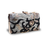 Katherina Embroidery Box Bag - Beige image
